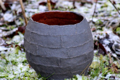 Japansk Krukke, kugleform, højde 13 cm
