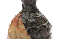 Arabica - vaselignende objekt med rund krop, højde 13 cm, diameter 9 cm